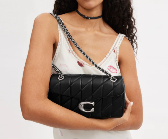 Coach Tabby Diamond Black, Silver