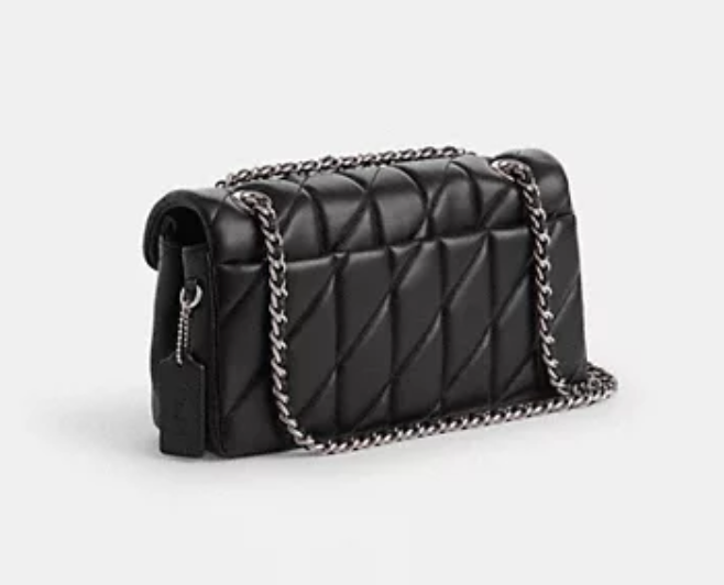 Coach Tabby Diamond Black, Silver