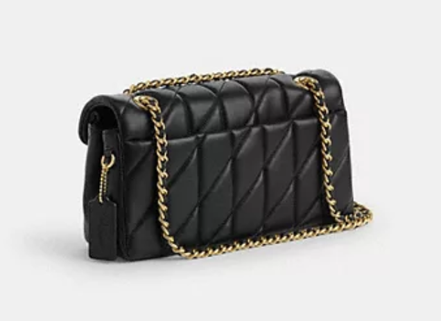 Coach Tabby Diamond Black, Gold